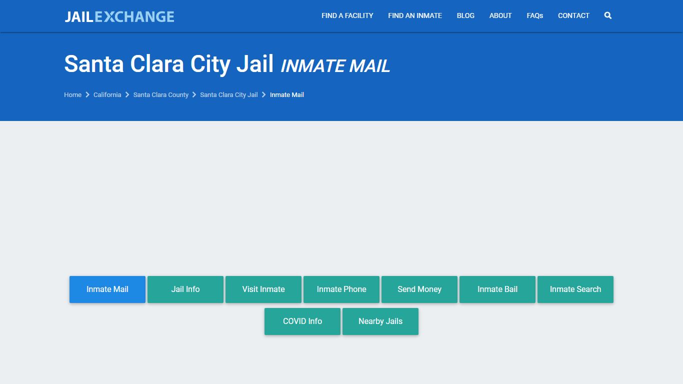 Santa Clara City Jail Inmate Mail Policies | Santa Clara,